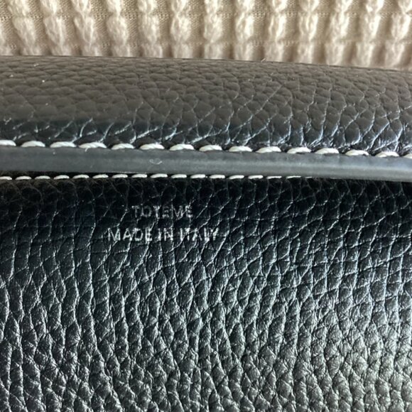 Toteme T Lock Black Leather Bag - Picture 4 of 5